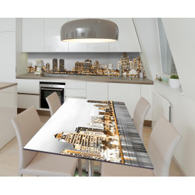 Наклейка 3Д вінілова на стіл Zatarga "Даунтаун" 650х1200 мм (Z184322/1st)