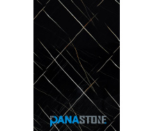 Декоративна стінова панель ПВХ Panastone 1220х2800 мм Sahara Black PS-206