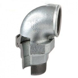 Американка чавунна кутова оцинкована Ø2" ВН (під прокладку) Atusa 09705008