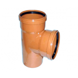 Трійник для зовнішньої каналізації Ostendorf KG 200/110x87 (223430)