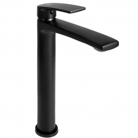 Змішувач для умивальника Rea Luppo Чорний Високий (REA-B9637)
