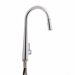 Смеситель для кухни Qtap Evicka 9135103UC с выдвижным изливом Славянск