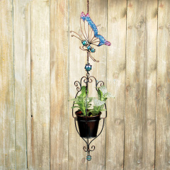 Декоративне підвісне кашпо Engard "Райський метелик" 60 см (BF-22) Полтава