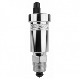 Автоматичний розповітрювач Afriso PrimoVent G3/8" з Aquastop і відсічним клапаном 1/2" нікельований