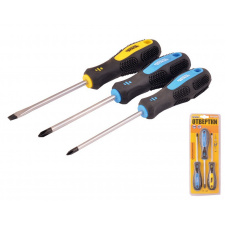 Набір викруток MASTERTOOL 3 шт (PH1х100/2х100/SL5х100 мм) 40-1504