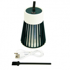 Пастка-лампа від комах акумуляторна Mosquito killing Lamp BG-002 LED USB Зелена