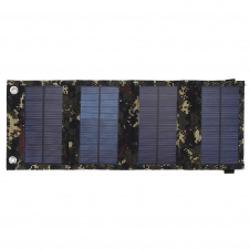 Солнечная панель Solar Power портативная зарядная станция складная с USB 5V - 10W камуфляж (SPH10)