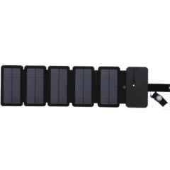 Туристическая солнечная зарядка для телефона Kernuap 10W, 5В/1А Черный (100130) Ивано-Франковск