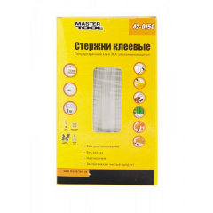 Стержни клеевые MASTERTOOL 7.2х200 мм 1 кг (короб) прозрачные 42-0150 Полтава