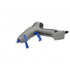 Термопістолет для силіконового клею на ножці дротовий/бездротовий JDER S-609 Сірий Київ