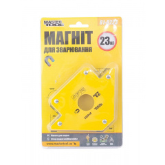 Магніт для зварювання MASTERTOOL 23 кг 45°/90°/135° 81-0223 Вишневе