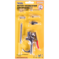 Пневмопістолет продувний MASTERTOOL 6 змінних насадок 10 бар 81-8745 Полтава