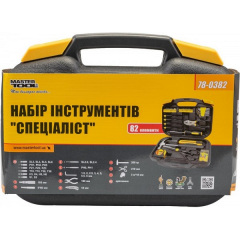 Набор инструмента MASTERTOOL "Специалист" 82 элемента 78-0382 Киев