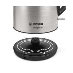 Электрочайник Bosch TWK3P420 2400 Вт Нержавеющая сталь/Черный Тернополь