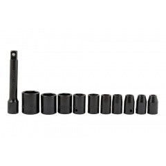 Гайковерт ударный пневматический WERTVOLL 1/2", 7000 об/мин, 215 л/мин, 6.3 bar, 340 Нм, реверс (PN-2011) Братское