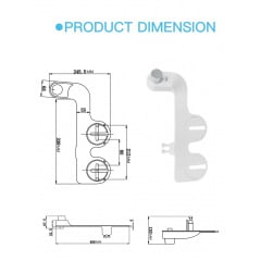 Вставка біде для унітазу WELLI 105-1 Калуш