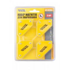 Набір магнітів для зварювання MASTERTOOL 4 кг 45°/90°/135° 81-0204 Суми