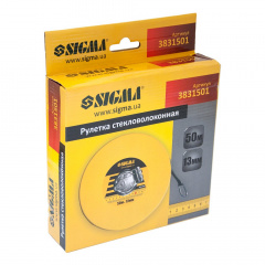 Рулетка стекловолокно 50м×13мм SIGMA (3831501) Херсон