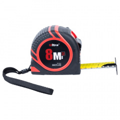 Рулетка гумова з нейлоновим покриттям полотна 8м×25мм ULTRA (3825142) Київ