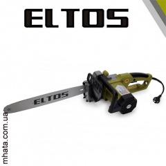 Пила цепная электрическая Eltos ПЦ-2650М бок. Харьков