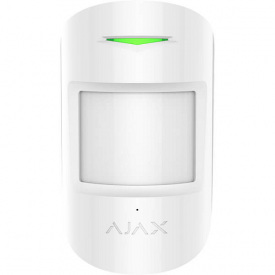 Бездротовий датчик руху і розбиття Ajax CombiProtect, Jeweller, 3V CR123A, білий
