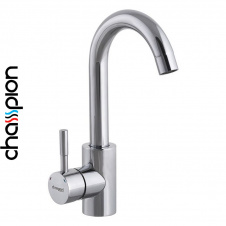 Смеситель для умывальника Champion SUS 001-C Chrome из нерж. стали хромированный (Chr-001)