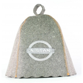 Банная шапка Luxyart "Nissan" One size серый (LA-954)