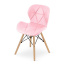 Кресло Leobert Lago Pink (эко-кожа) Свесса