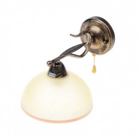 Бра с выключателем Кантри Brille 60W BKL-165 Коричневый