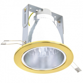 Светильник потолочный встроенный Brille 60W VDL-35 Латунь