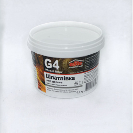 Шпаклівка по дереву високоміцна посилена Elite Construction Гарант-4 0.5 кг Білий