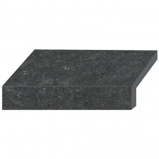 Aquaviva Бортовая Г-образная плитка Aquaviva Stellar Dark Grey, 600x345x50(20) мм