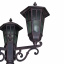 Вуличний ліхтар у класичному стилі Brille 60W GL-77 Коричневий Херсон