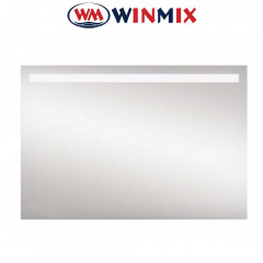 Зеркало для ванной комнаты Winmix STRONG MR05-100x60 (с LED-подсветкой, часы, антизапотевание) Акимовка