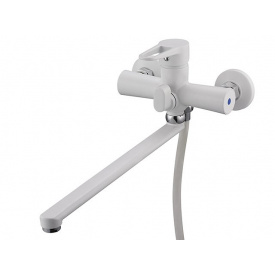 Смеситель для ванны ZEGOR PUD7-A145 W, L=350 мм