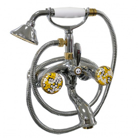 Смеситель для ванны Santan MURRINE 181CO0610 ch/g с душевым гарнитуром