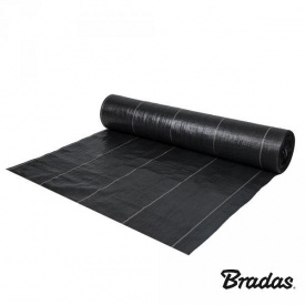 Агротканина проти бур'янів Bradas 135 г/м² 0,8х100 м BLACK