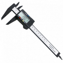 Электронный цифровой штангенциркуль микрометр с LCD дисплеем Digital caliper Черный (jksd47346) Кропивницкий