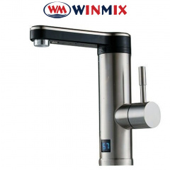 Электрический проточный водонагреватель Winmix Electra 450E на мойку 3 кВт (нержавеющая сталь) Львів