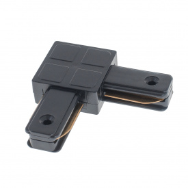 Соеденитель шинопровода угловой HD-20L Brille Пластик HD-20 Черный 48-086