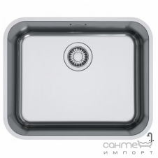 Прямоугольная кухонная мойка под столешницу Franke Smart SRX 110-50 122.0703.300 полированная сталь