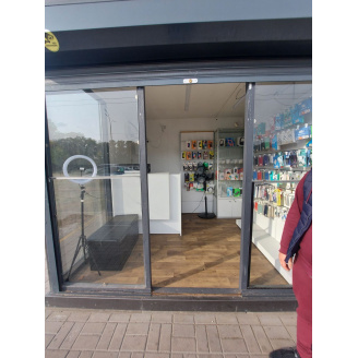 Раздвижные алюминиевые двери марки Aluron (Польша) от завода в Киеве