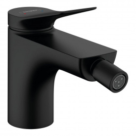 Смеситель для биде Hansgrohe Vivenis 250 с донным клапаном pop-up, черный матовый (75200670)
