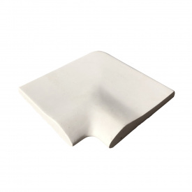 Aquazone Угловой копинговый камень Aquazone 320x400x50-25 мм, белый