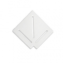Aquaviva Угловой элемент Aquaviva KK-30-1 Classic для переливной решетки 90° 295/25 мм (белый) Біла Церква