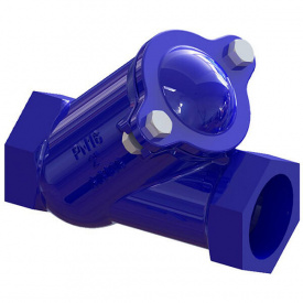 Клапан зворотній муфтовий каналізаційний TIS Ду 32