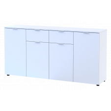 Комод Doros Рон 4 Белый 4 фасада 2 шухляды 160х38х81 (44900222)