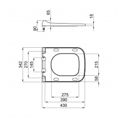 Сиденье Для Унитаза Qtap Tern С Микролифтом Slim Qt99Hy2238W Київ