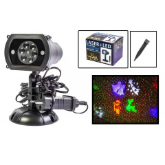 Новогодний уличный лазерный проектор Yufeng X-Laser XX-MIX-1005 Черный Полтава