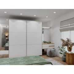 Шафа купе G-Caiser Doros Білий / Білий 2 ДСП 220х60х240 (42003007) Фастів